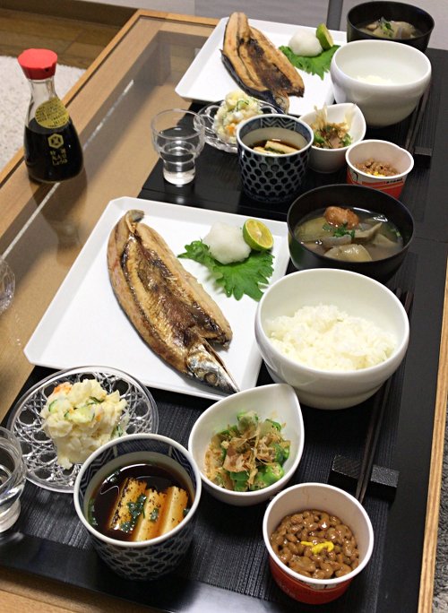 今日の食卓 サンマの開き定食 櫻田こずえの食卓