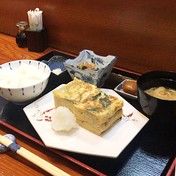 銀座菊正 名物卵焼定食 ランチ じゅわーっと広がる優しい甘さと家庭的な雰囲気に癒される 櫻田こずえの食卓